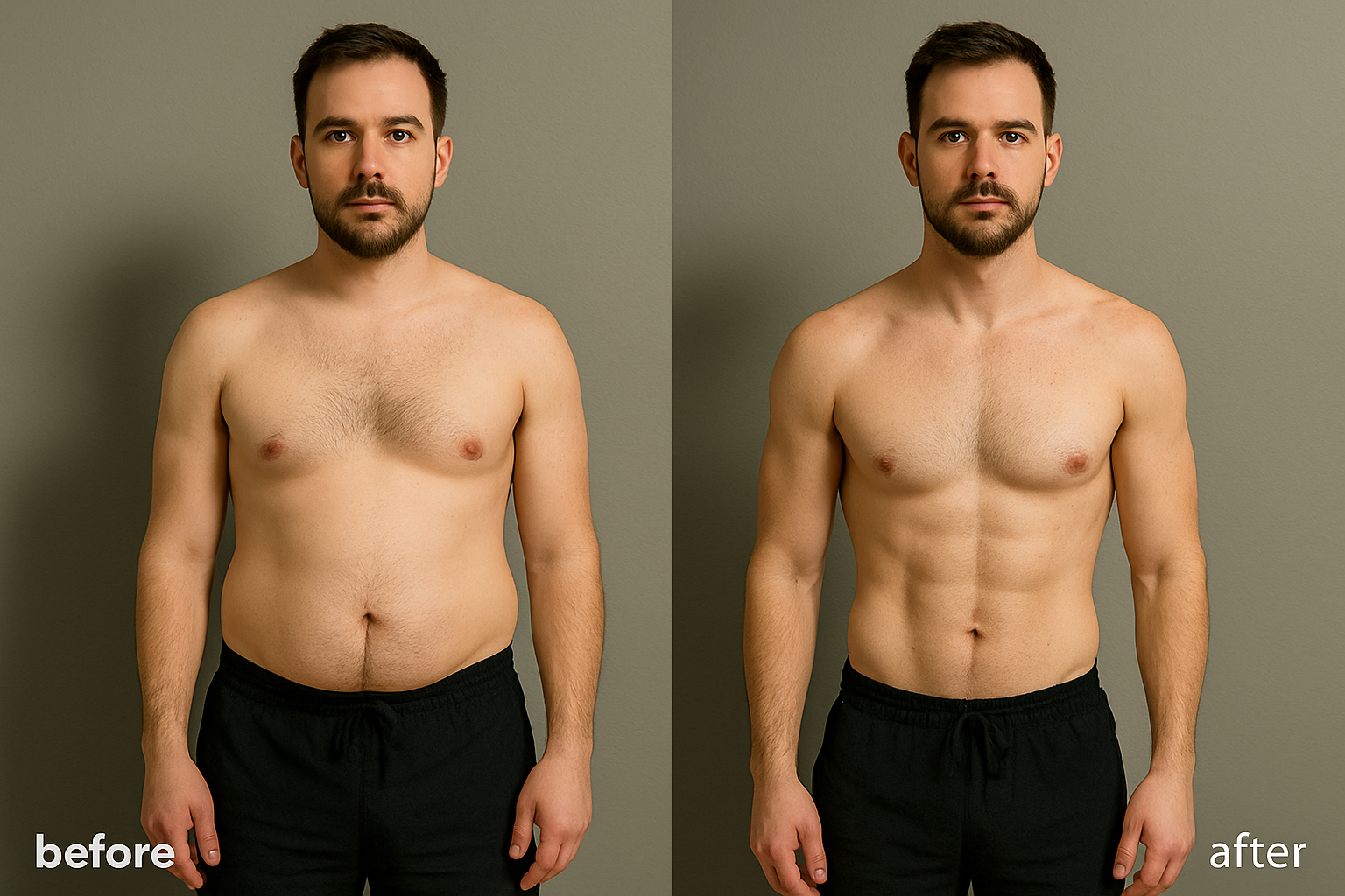 Marcus's transformation - Before and After